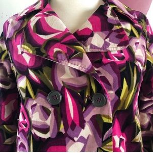 Girls Missoni designer trench Pea coat Velvet